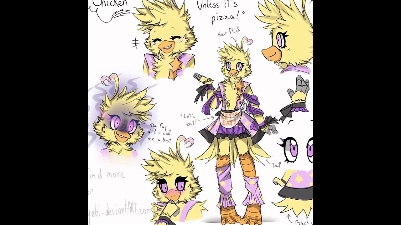 fnaf chica x springtrap