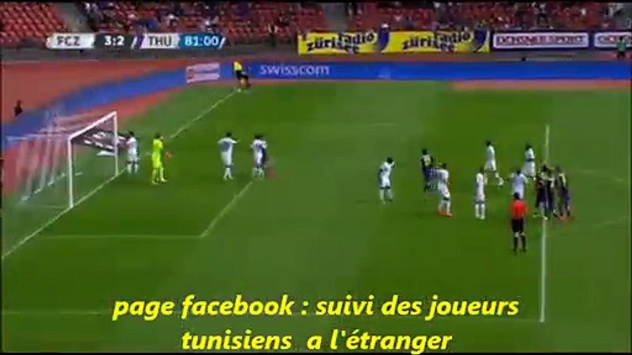 prestation de chermiti vs Thun