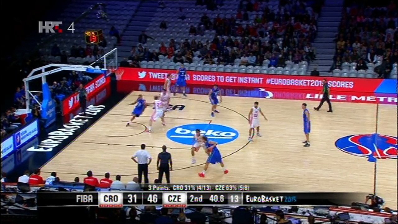 Hrvatska - Češka 59-80, izvješće (EP), 13.09.2015. HD