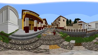Roman Insulae 360° in Minecraft