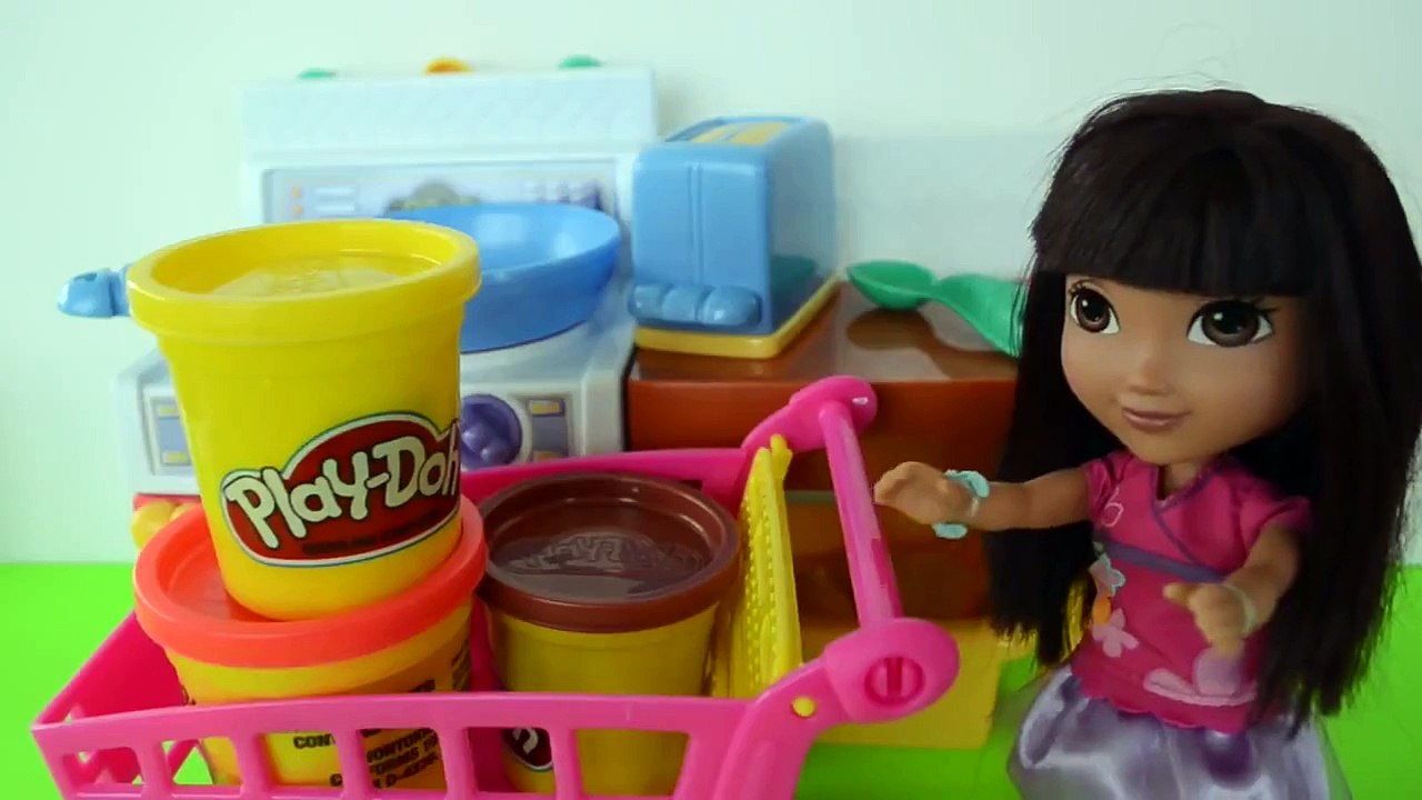 Dora Aventureira Massinha de Modelar Play Doh Fazendo MELANCIA Completo Portugues Disneyto