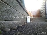 Tennis ball trick shots 2