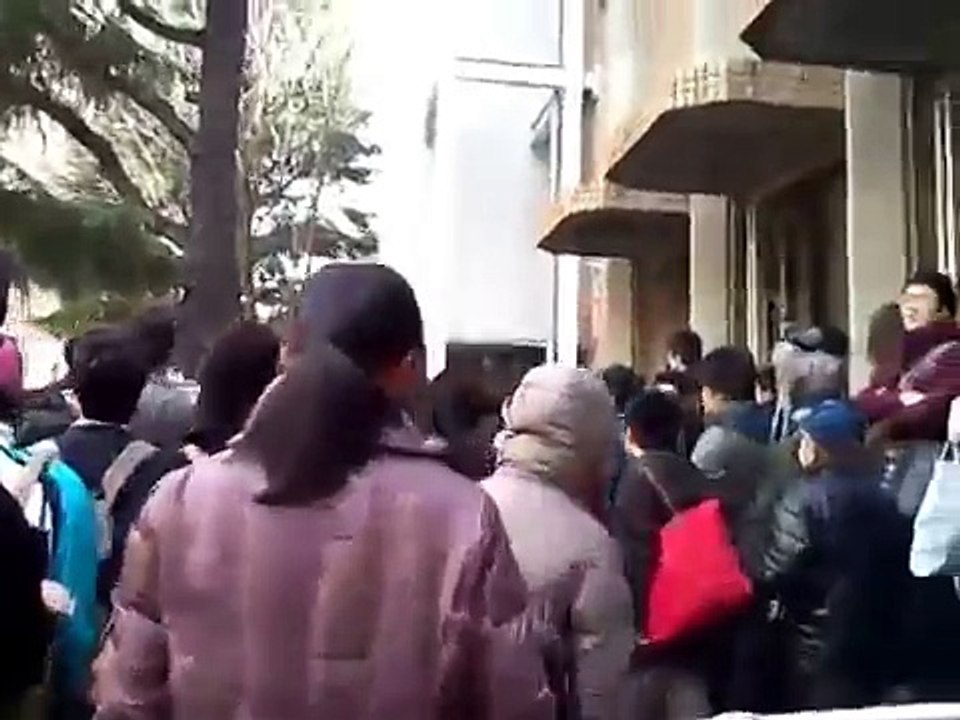 京都大学合格発表　2014年3月10日