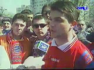 reportaj 1998 in drum spre giulesti ( rapid - STEAUA )