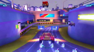 CARS 2 HD   Lightning MCQUEEN Miguel Tomino with Disney Pixar CARS RACE Track and Survival Attack!