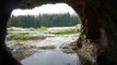 Little grotto in Neapolis Archaeological Park (Syracuse, Sicily)