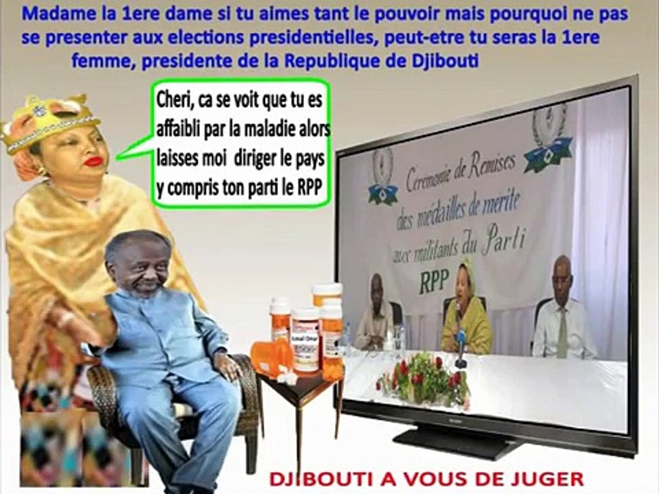 Djibouti a vous de juger:Kadra Haid, de toute facon il faut qu'elle m'aime..