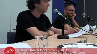Gaiman Reads Doctorow, part 1 - Worldcon 2009