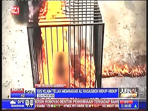 Eksekusi Pilot Tempur Yordania Oleh ISIS Dengan Cara Di bakar Hidup