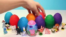 PLAY DOH EGGS PEPPA PIG MICKEY MOUSE Маша и Медведь DORA THE EXPLORER SURPRISE EGGS