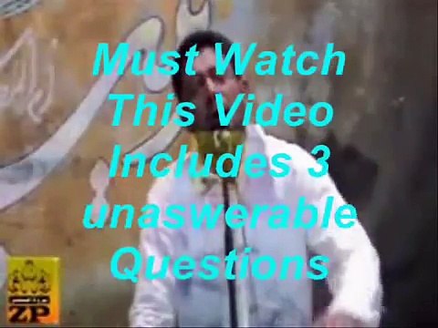 Hazrat Ali se 3 Sawal....Must Watch...IQ test....Allama Zameer Akhtarb Naqvi .. ira