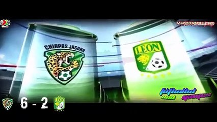 Jaguares Chiapas vs Leon 6-2 GOLES & RESUMEN 12-09-2015