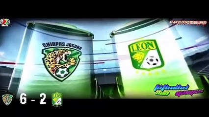 Jaguares Chiapas vs Leon 6-2 GOLES & RESUMEN 12-09-2015