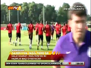 Galatasaray, İngiltere'de ilk antrenmanını yaptı!