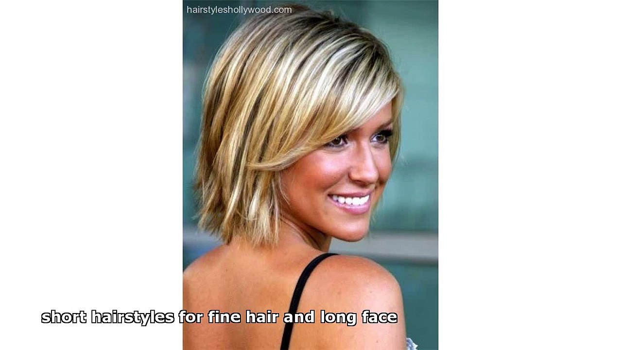 short hairstyles for fine hair and long face - video Dailymotion