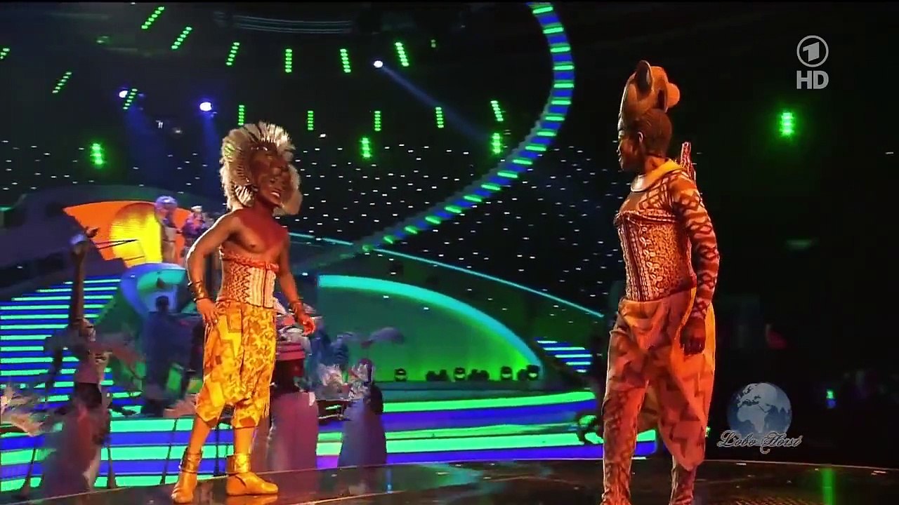 Ensemble von Disneys "König der Löwen"