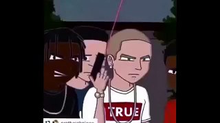 Slim jesus cartoon parody