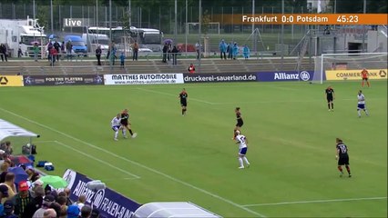Tabea Kemmeのプレー　1. FFC Frankfurt vs  Turbine Potsdam 13.09.2015