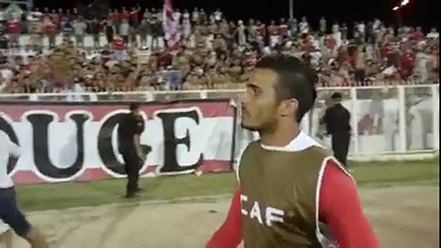 فيديو مسرب يصور لقطات بعد نهاية مقابلة الترجي والنجم و المناوشات مع عمار الجمل