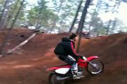 Crazy hill climbs on dirt bike at kisatchi natural forest