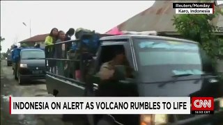 Indonesian volcano on the verge of a major eruption