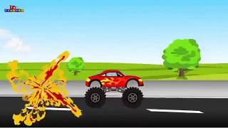 Monster Truck Stunt - Monster Trucks For Children - Monster Truck Videos For Kids