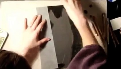 horse portrait in pastel (Saxo)