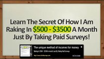 Get Paid to Surveys- Take Surveys for Money