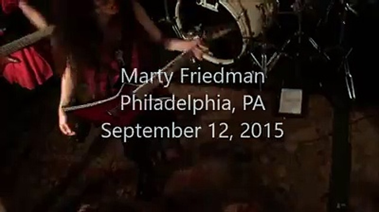Megadeth - Marty Friedman Solo - "Tornado of Souls" Philadelphia 12/09/2015