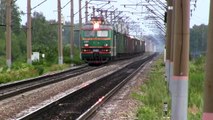 Электровоз ВЛ85 207 С грузовым поездом Вос Сиб жд Бурятия