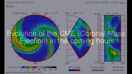 NASA images of a class X5.4 solar flare - Big eruption on sunspot 1429 & CME - Video Vax