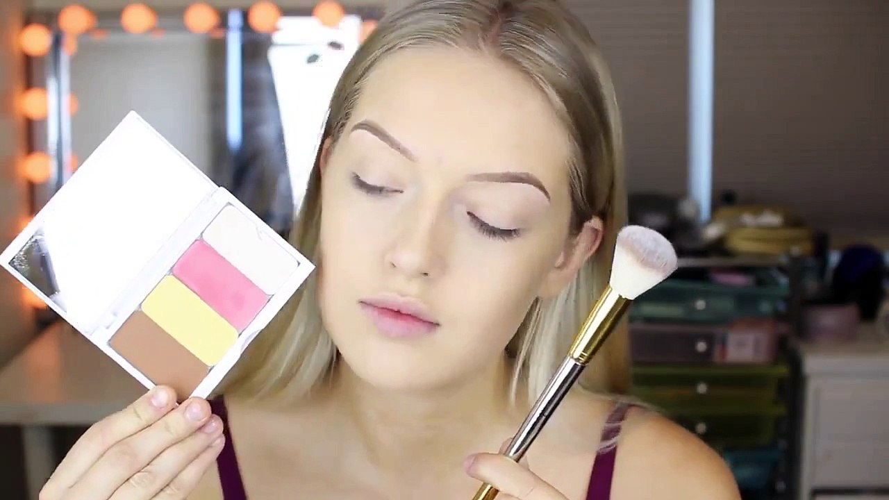 Full Face 3 min Makeup Tutorial!   Easy Everyday Makeup