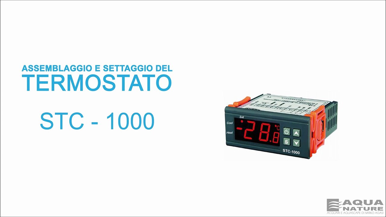 Cablaggio e Settaggio termostato STC-1000