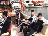Beşiktaş'lı futbolcuların tekne keyfi!