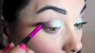 Spring Makeup tutorial - Mint green