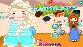Lazy Elsa Lose Weight  - New Disney Game for Kids 2015