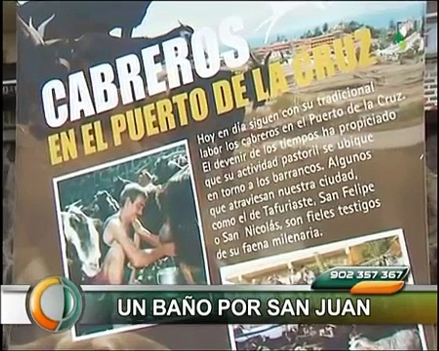 BAÑO DE LAS CABRAS EN PUERTO DE LA CRUZ - DIA DE SAN JUAN - TENERIFE