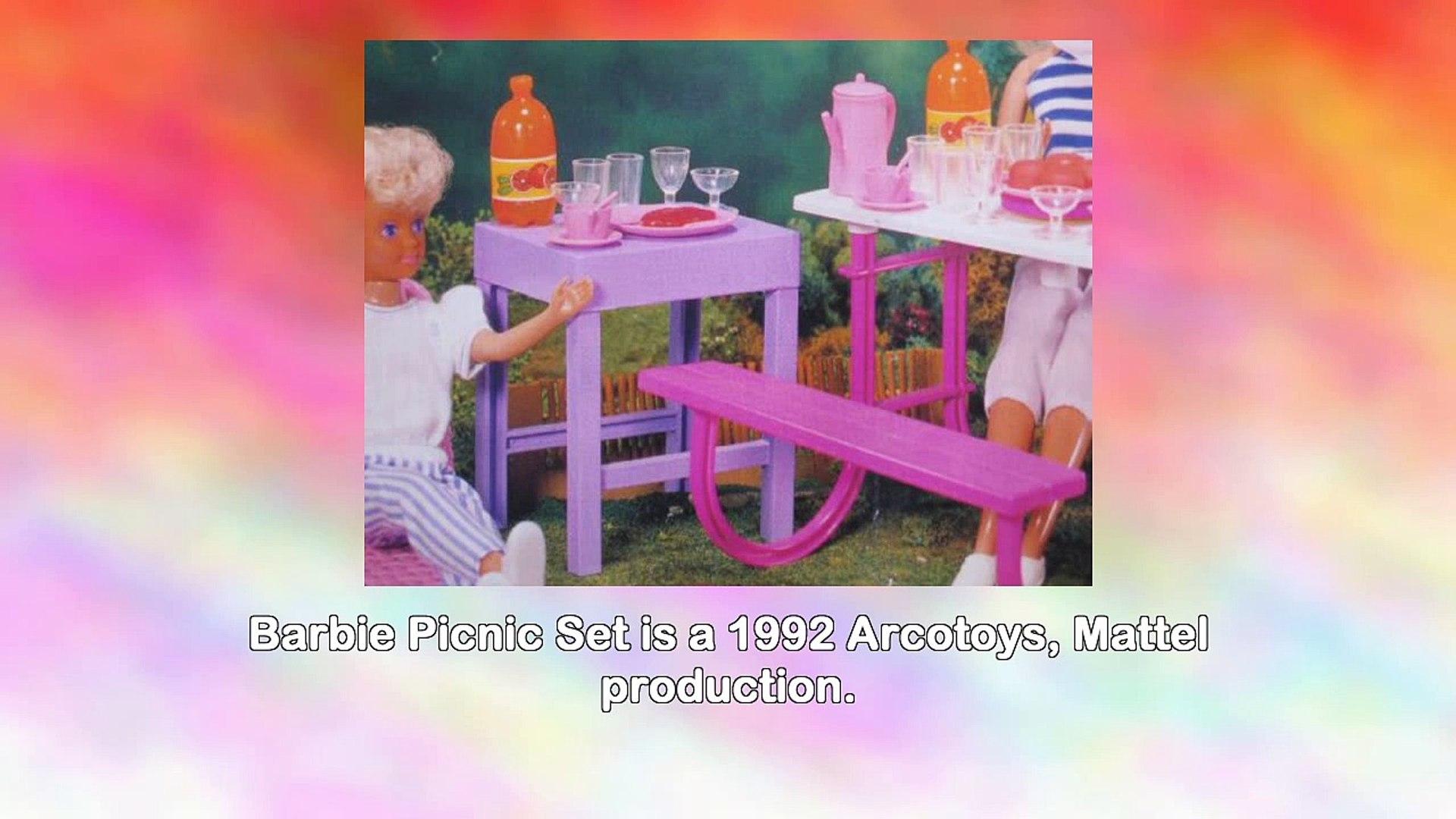 barbie picnic table