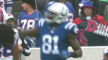 Andre Johnson makes first catch as a Colt