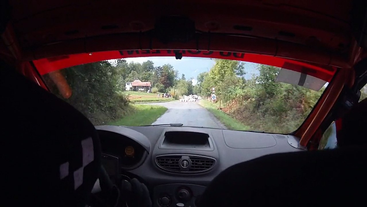 Rallye du Béarn 2015 Es1  Pruja / Favreau ClioR3