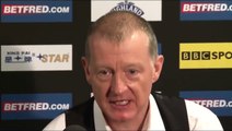 Steve Davis beats John Higgins in the Betfred.com World Snooker Championship