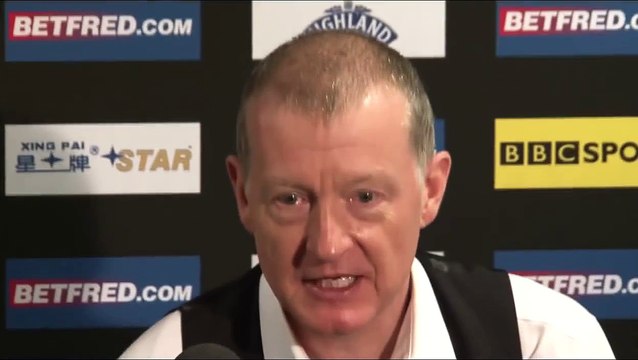 Steve Davis beats John Higgins in the Betfred.com World Snooker Championship