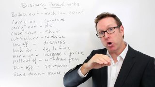 Business English - Business phrasal verbs