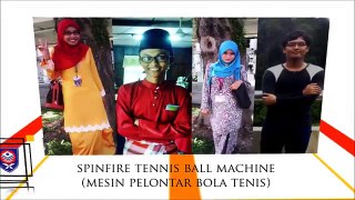 Spinfire Tennis Ball Machine (Mesin Pelontar Bola Tenis)
