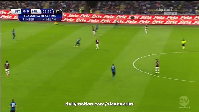 Luiz Adriano Fantastic Chance | Inter Milan v. AC Milan 13.09.2015 HD