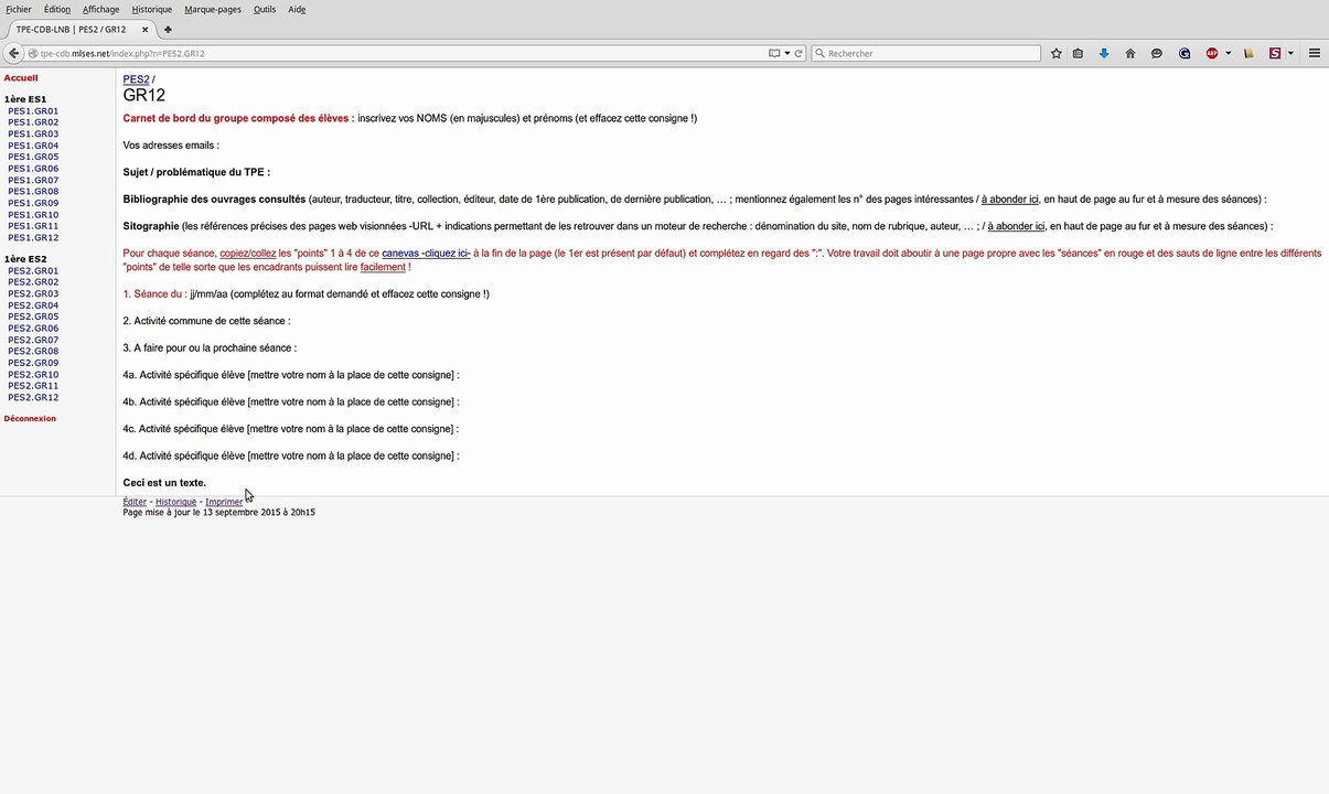 Tutoriel CDB-TPE