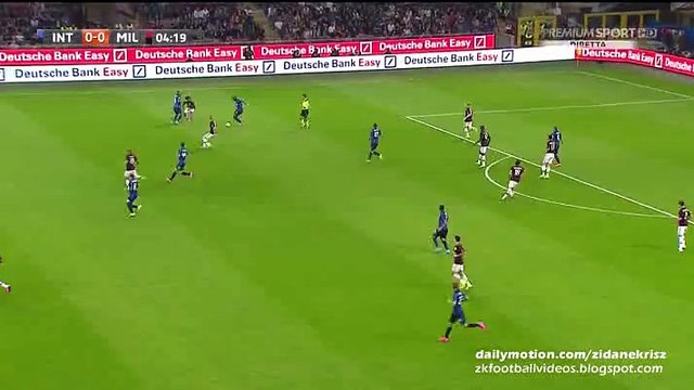 Stevan Jovetic Fantastic Long Range Shot | Inter Milan v. AC Milan 13.09.2015 HD