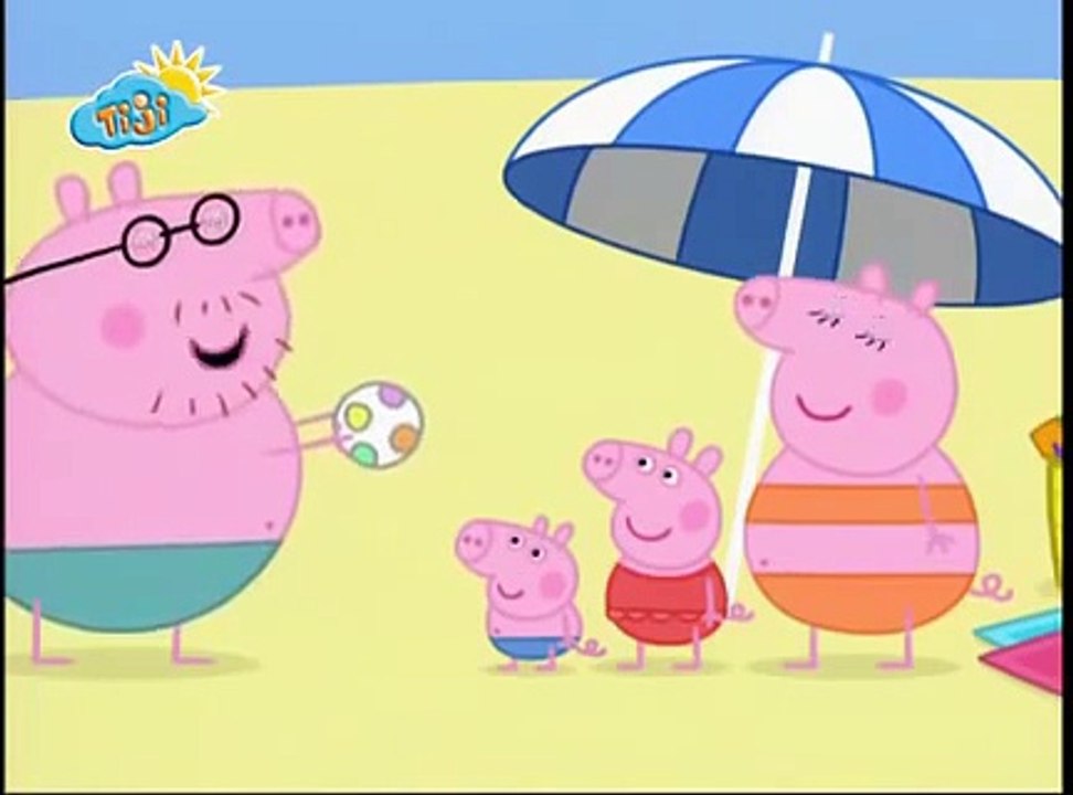Peppa Pig à la plage French