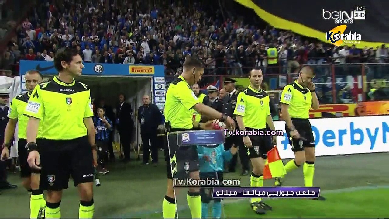 دخلات رائعة من جماهير ميلان و إنتر في ديربي الغضب