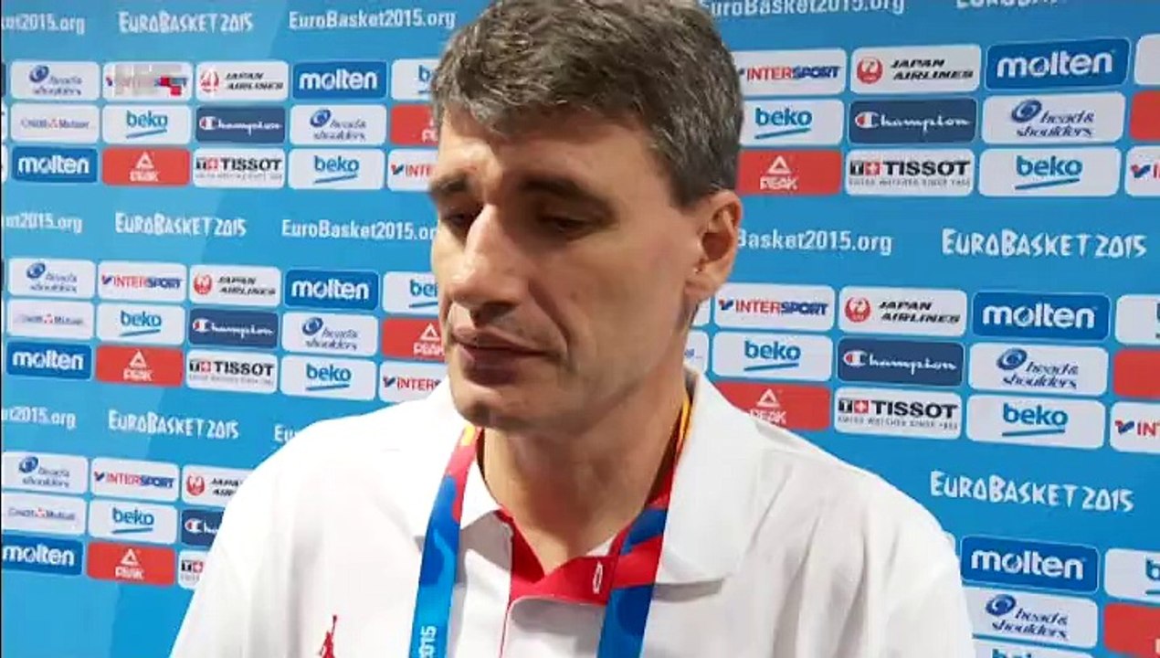 Hrvatska - Češka 59-80, izjava V. Perasovića (EP), 13.09.2015.